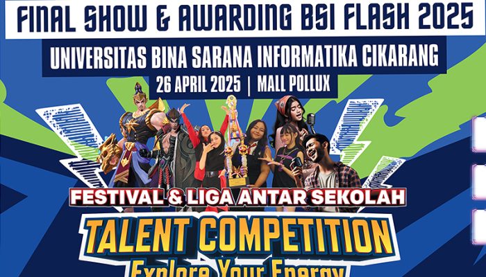 Final Show dan Awarding Ceremony BSI Flash 2025 Kampus Cikarang Siap Digelar di Pollux Mall