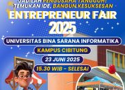 Entrepreneur Fair BSI Cibitung Hadirkan Inovasi dan Kreativitas Mahasiswa, Catat Tanggalnya Sobat BSI!