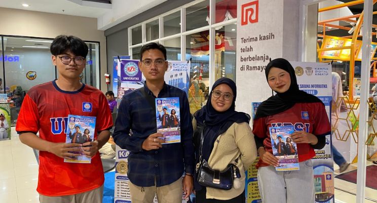 Antusiasme Tinggi Warnai Open Booth UBSI di Mall Ramayana Cibitung!