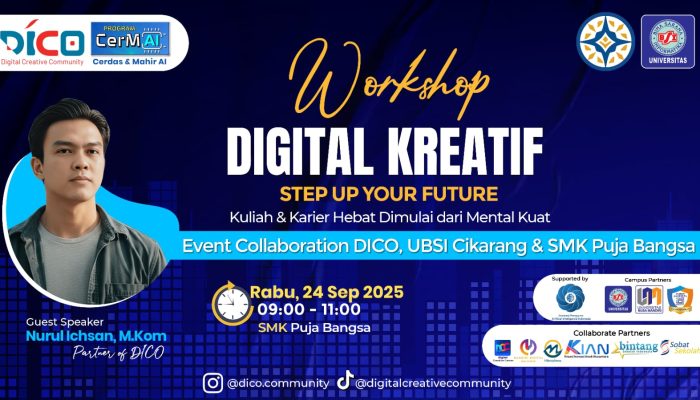 Siap Jadi Generasi Tangguh? Workshop Digital Kreatif 2025 Hadir untuk Siswa SMK Puja Bangsa!