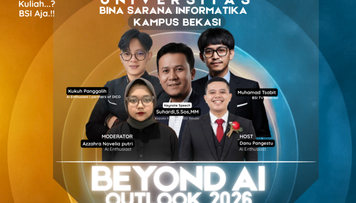 Universitas Bina Sarana Informatika Bekasi Siap Gelar Beyond AI Outlook 2026